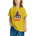 thumbnail image 4 of GPAECEAD Boys And Girls Christmas Fashion Cute Printed Casual Short Sleeved Cotton Top, 4 of 4