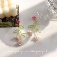thumbnail image 5 of Pendientes de flores con cuentas hechos a mano, Kit de Material de accesorios, accesorios de flores de cristal de verano, pendientes colgantes, 5 of 5