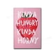thumbnail image 1 of Póster de citas de frutas divertidas Kinda Hungry Eat Me Poor You Are Sexy citas impresiones manzana fresa plátano lienzo impresión decoración del hogar, 1 of 4
