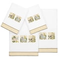 thumbnail image 4 of Authentic Hotel and Spa  Turkish Cotton Belinda 4PC Towel Set White, 4 of 5