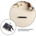 thumbnail image 3 of LEORX 10PCS 11cm Metal Internal Flex Frames Replacement Spring Clips Handbag Hinges for Coin Purse Clasp Bag Handbag  Silver, 3 of 8