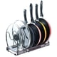 thumbnail image 4 of Estante para freír y hornear utensilios de cocina de 7/10/13 niveles, 2 métodos de bricolaje, organizador de gabinete de cocina, 4 of 9