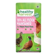 Healthy Harvest 16% All Natural Flock Maintainer Pellets for Feeding Mixed Flocks of Poultry, 40 lb bag