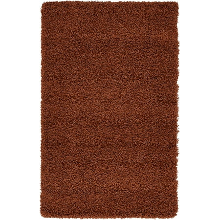 Unique Loom Solid Shag Contemporary Area Rug or Runner