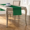 thumbnail image 2 of LA Linen Polyester Poplin Table Runner 14 by 108-Inch, Emerald Green, 2 of 2