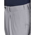thumbnail image 4 of Waist-Relaxer Pleated Microfiber Pants Light Grey 52 x 30, 4 of 8