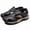 Black, variant on Men's Faux Leather Closed-Toe Sandals for Hiking, Walking, Fishing, Beach, and Water Activities, Lightweight, Durable, Non-Slip, and Comfortable All-Day Wear
