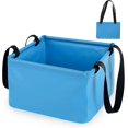 thumbnail image 1 of Cubo plegable Plegable Tazón de lavado con asa Contenedor de almacenamiento para acampar Lavabo plegable 15l Cubo liviano portátil para lavado de campamento XianweiShao 8390614419469, 1 of 1