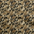 thumbnail image 1 of oneOone Silk Tabby Brown Fabric Abstract Sewing Craft Projects Fabric Prints By Yard 42 Inch Wide, 1 of 5