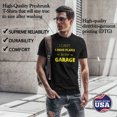 thumbnail image 5 of Greenyef Graphics I Cant I Have Plans In The Garage Men's T-Shirt (Black & Yellow, Large), 5 of 6