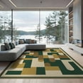 thumbnail image 2 of ODIKA 8'x10' Washable Area Rug Geometric Retro Mid Century Rectangular Contemporary Hallway for Living Room, Under Sectional, Family , Durable, Non-Slip, 2 of 7