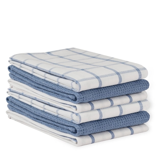 Juego de paños de cocina LANE LINEN, paquete de 6 paños de cocina de algodón