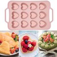 thumbnail image 2 of Bandeja para muffins y cupcakes (12 tazas) -Bandeja para mini muffins con asa-Silicona europea antiadherente de liberación rápida, 2 of 5