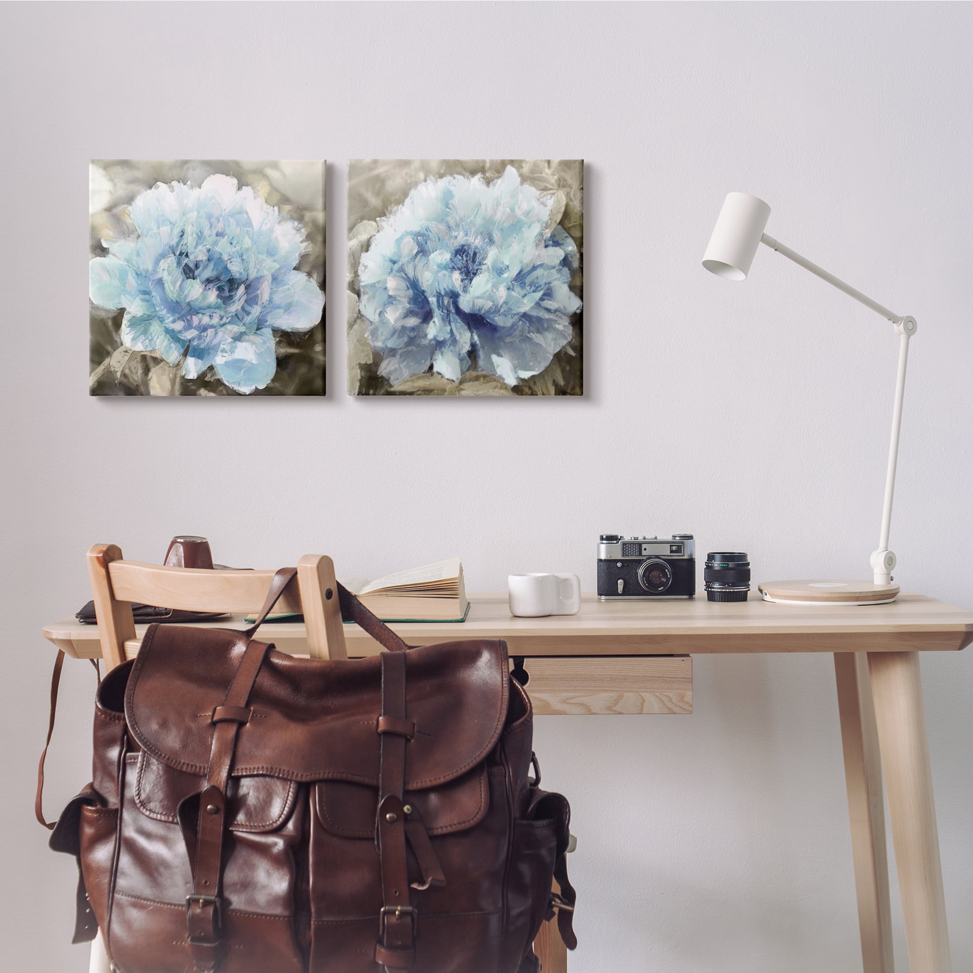 Stupell Industries Fleeting Carnation Flower Blossoms Distinct Vintage Bokeh Painting,17 x 17, Design by Shawna Sullivan