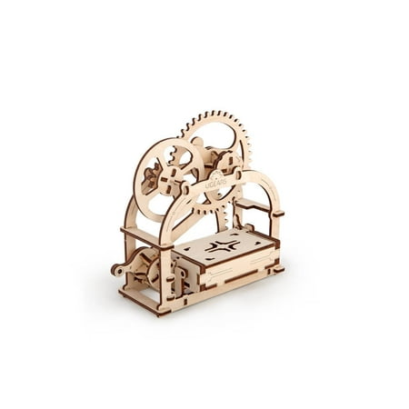 Ugears Mechanical Box 3D Puzzle Best Eco-Friendly Wooden Gift Set for Kids and
