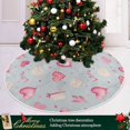 thumbnail image 6 of FMSHPON Valentine's Mother's Day Hearts Balloon Xmas Christmas Tree Skirt Stand Mat for Holiday Party Decoration Indoor Outdoor 36 inches, 6 of 6