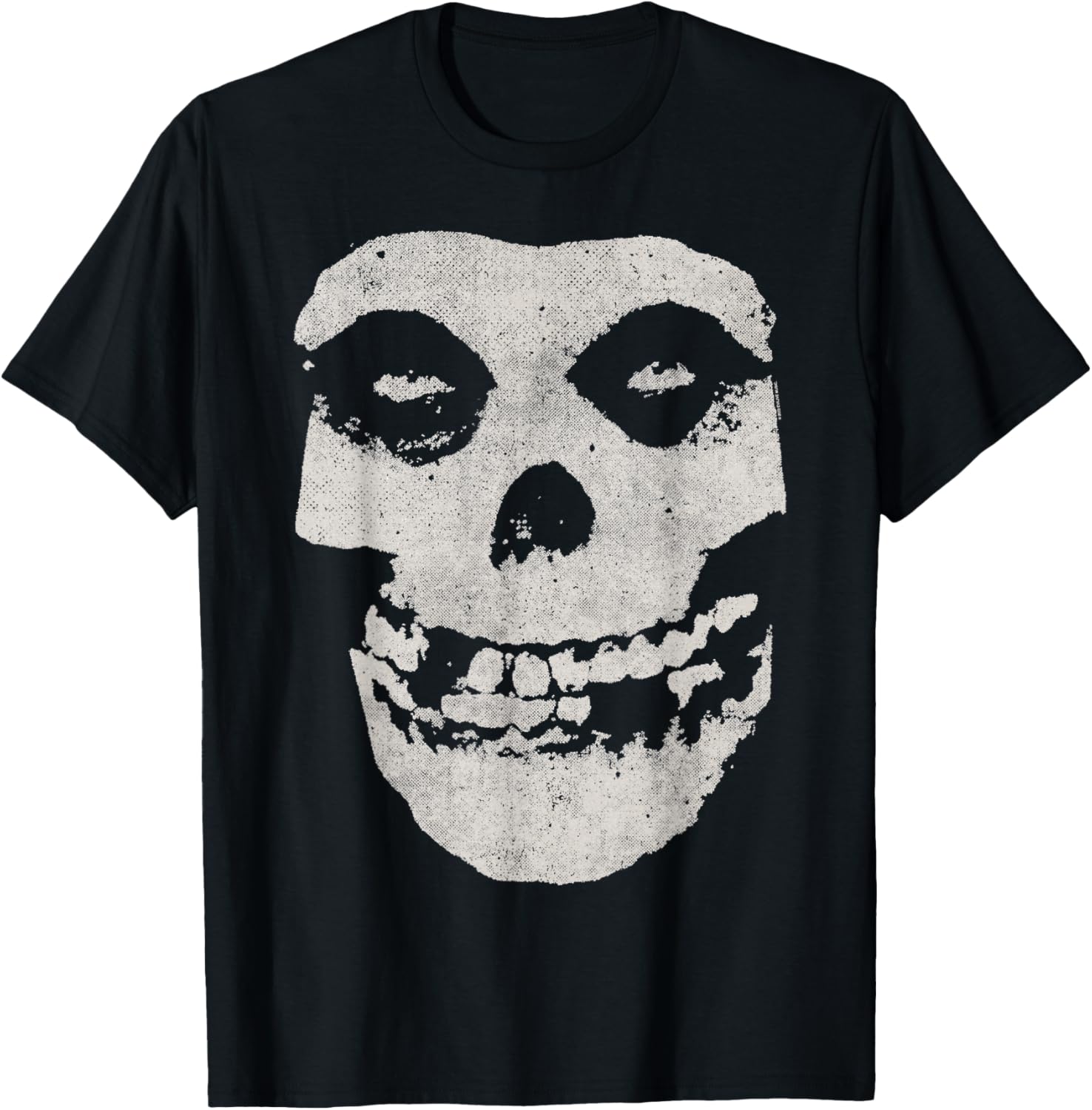 Misfits – T-Shirt Crâne Vieilli pour Hommes Manches Courtes