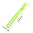 thumbnail image 2 of Honeeladyy 1 Pcs Flexible Soft Ruler, 30cm/12 inch, Bendable Shatterproof Measuring Tool with Dual CM/Inch Scales for Classroom Office Drawing and Crafts, 2 of 2