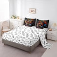 thumbnail image 5 of Castle Fairy Teens Video Game 7pcs Bedding Comforter Set,Graffiti Splash Queen Bedding Sets Super Cozy,Abstract Gamepads Queen Sheet Sets,Breathable Home Decor, 5 of 8