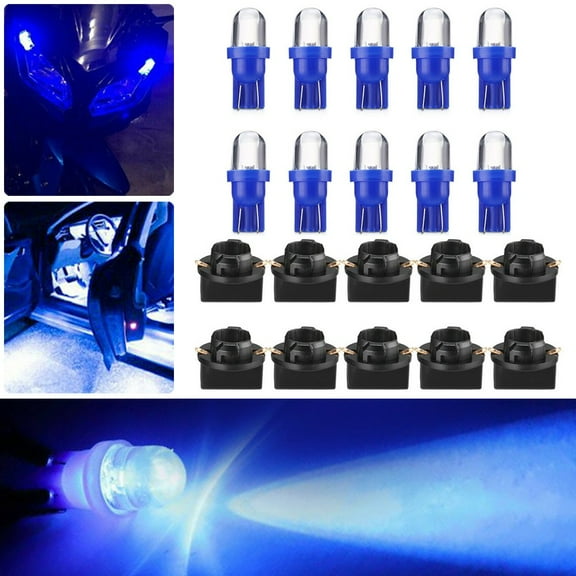 PLUG-N-PLAY Instrument Cluster LED Indicator Light Dash Bulbs (Black ...