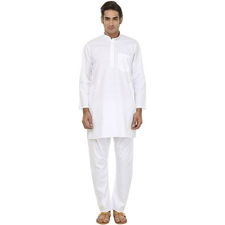 

Royal Men s White 100% Pure Cotton Kurta Pyajma