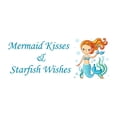 thumbnail image 2 of Mermaid Kisses and Starfish Wishes Mermaids Vibes Seahorse Statfish Princess Fish Starfish Queen Sweet Dreams Bedtime Unicorn Lovely Dream Holiday Decorating Wall Decal Sticker - Size: 10 In X 4 In, 2 of 5