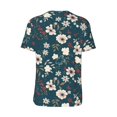 thumbnail image 3 of Rocae Vintage Floral for Breathable Men's Baseball T-Shirt Fashionable Casual Baseball Jersey, Moisture-wicking Sportswear 3X-Large, 3 of 9