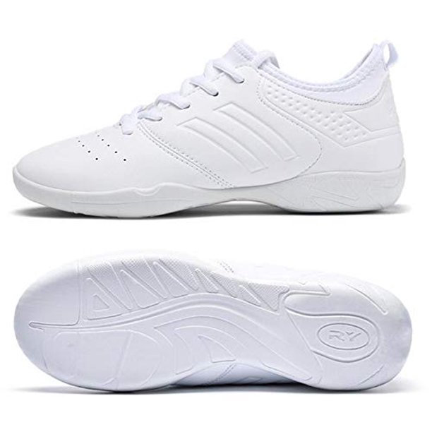 Dadawen Dadawen Cheer Shoes For Girls White Cheerleading Shoes Athletic Training Tennis Walking Sneakers For Women White Us Size 8 Eu Size 40 Walmart Com Walmart Com