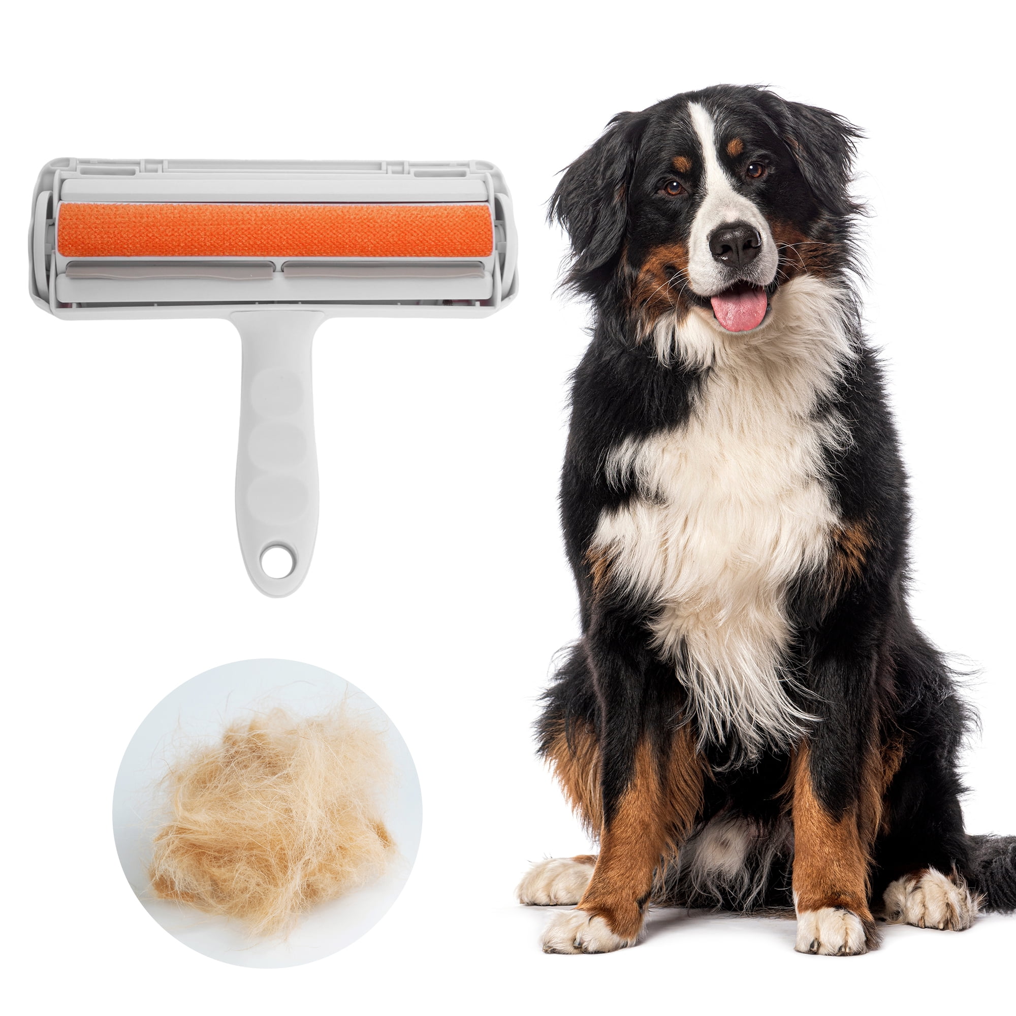 Unique Bargains Durable Roller Pet Hair Remover Tool for Dogs and Cats White