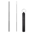 thumbnail image 4 of 3 pajitas reutilizables telescópicas de acero portátiles con cepillo (negro) Ndcxsfigh  Nuevos Originales, 4 of 4