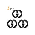 thumbnail image 2 of INSPIRE CHIC Bra Shoulder Strap Clips Buckles Bra Strap Anti-Slip Buckles Straps for Women Black-Gourd Shape, 2 of 6