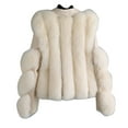 thumbnail image 3 of LOVZFMLL Jackets for Women's Lamb Hair Short Coat New Zipper Motorcycle Style Jacket, 3 of 3
