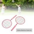 thumbnail image 3 of Children Badminton Racket Set, Soft Grip, High Elasticity, Torsion Resistant, Light and Portable with Shock Absorption  for Kids, 3 of 7