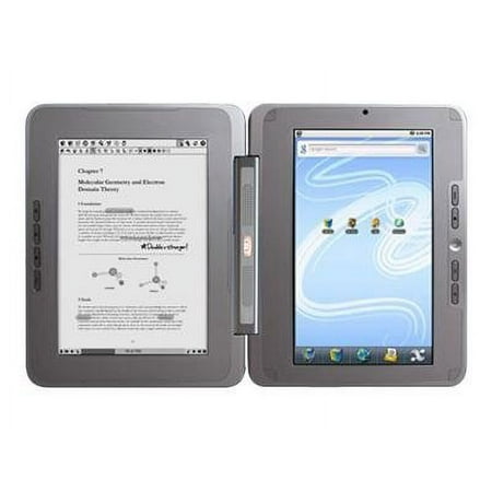 enTourage eDGe - Tablet - Linux with Google Android - 4 GB - 10.1" (1024 x 600) + 9.7" monochrome E Ink (1200 x 825) - SD slot - ice blue