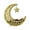 Gold, variant on BQBQERT Metal Moon Shaped Serving Tray for Eid Dessert and Pastries Desktop Snacks Holder Table Decoration for Muslims Homes