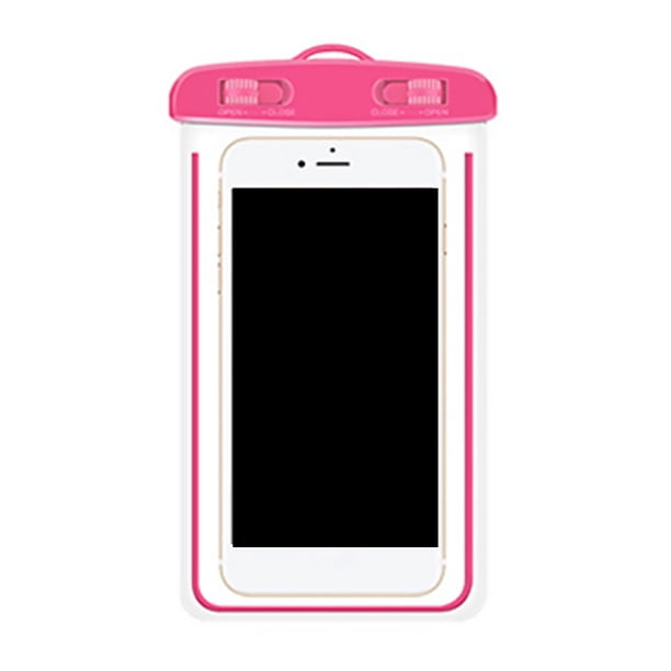 Moyic Funda impermeable Universal para teléfono móvil, bolsa a prueba de agua para 12 11 Pro Max 8 Plus nuevo Teléfono y Comunicación Rosa