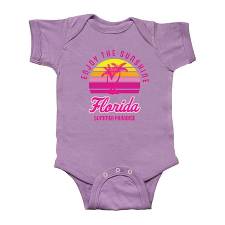 

Inktastic Enjoy The Sunshine Florida Summer Paradise Gift Baby Boy or Baby Girl Bodysuit