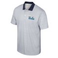 thumbnail image 2 of Men's Colosseum White UCLA Bruins Print Stripe Polo, 2 of 3