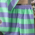 thumbnail image 5 of Karoyedx Little Girl Pajamas Girls Pajamas Short Sleeve Toddler Girls Summer Short Sets Sleepwear Clothes Kids Pajamas Green Size,4-5 Years, 5 of 5