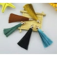 thumbnail image 7 of U8MO 3'' Tassel Craft Jewelry Making DIY Earrings Accessory Pendant Curtain Tassels-13# fruit green, 7 of 7