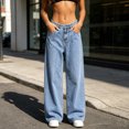 thumbnail image 4 of ZZwxWA Wide Leg Jeans for Women Baggy High Waist Y2K Casual Loose Boyfriends Jeans Trendy Vintage Streetwear 2026, 4 of 5