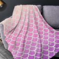 thumbnail image 5 of JOOCAR Vivid Shiny Scale Flannel Blanket for Autumn Winter Gifts Warm Cozy Soft Funny Print Throw for Bed Couch Sofa 60”×50” XSmall for Pets, 5 of 5