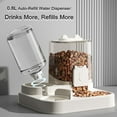 thumbnail image 1 of Automatic Cat Feeder With Built In Drinking Bowl | 1.8L For Indoor With Removable Kibble Bowl For Small And Medium Breeds, 1 of 8