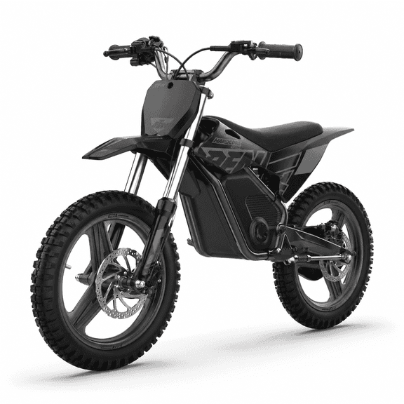 RFN SX-E350 Kids Electric Dirt Bike, 36V 350W Brushless Off-Road Dirt Bike for Kids, 18.6 MPH, 3-Speed Modes, 14" Tires, Front & Rear Disc Brakes, Ages 4-8