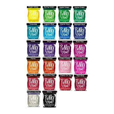 PUNKY COLOUR The Original SEMI-PERMANENT Conditioning Hair Color Dye by