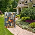 thumbnail image 5 of Abstract Modern Cityscape Garden Flag 12"x18" Double-Sided Yard Flags for Outside Outdoor All Seasonal Decoration, 5 of 6