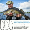 thumbnail image 3 of Yokua 30Pcs Wackys Rig Hook Replacement Sharply Weedless Fishings Hook Rustproof, 3 of 8