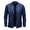 Blue, variant on Fgnfyis Mens Leather Jacket Large Size Stand Collar Trend Slim Fit Casual Motorcycle Style Mens Coat White L