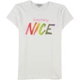 thumbnail image 5 of Junk Food Womens Everything Nice Graphic T-Shirt, Blanco, XX-Small, 5 of 5