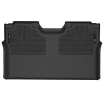 Husky Liners 19371 Weatherbeater Floor Mat Fits 2015-2025 Ford F-150/F-250/F-350/F-450 SuperCrew/Lightning w/o Flat-Fold Storage 2nd Row Liner 1pc Black